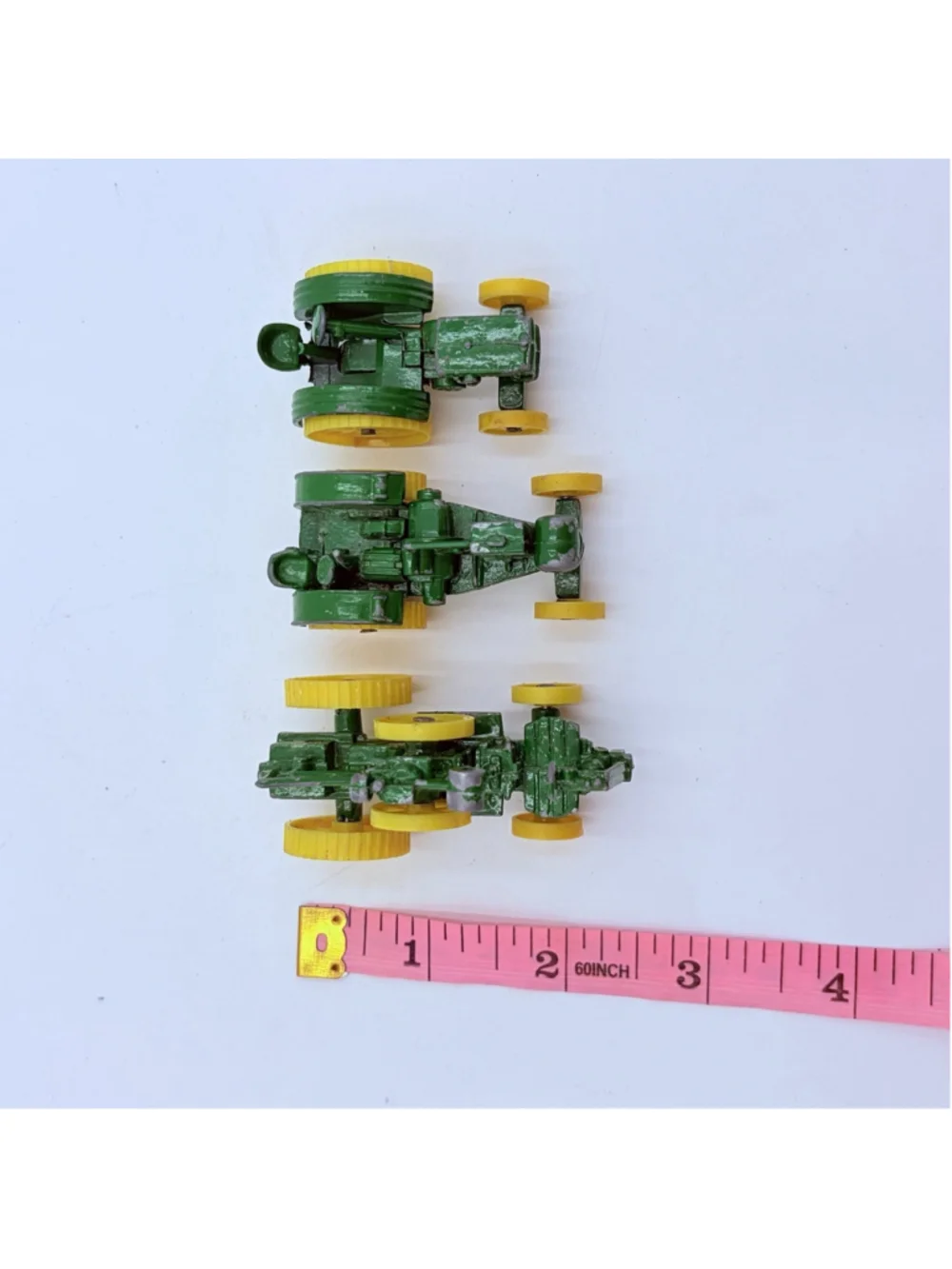 ERTL JOHN DEERE 1:64 Miniature Antique Tractor 3pc Lot Froelich Waterloo Boy